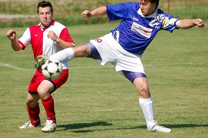 Kyselka přišla o tři body až v nastaveném čase, kdy srovnal ukazatel skóre bochovský Svodoba.