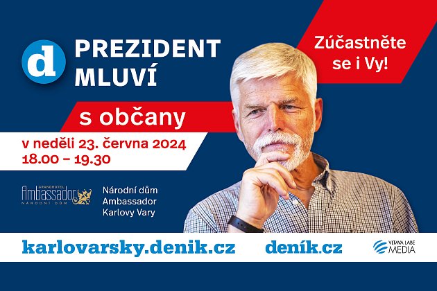 Prezident Pavel bude mluvit s Karlovaráky. Sledujte debatu už dnes