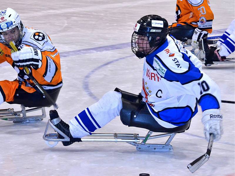 Sledge hokej, semifinále: SKV Sharks K. Vary - Lapp Zlín 0:4.