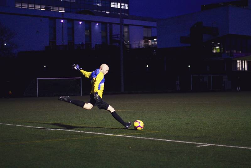 Ondřej Jacko-Lysák, brankář FC Viktoria Mariánské Lázně.