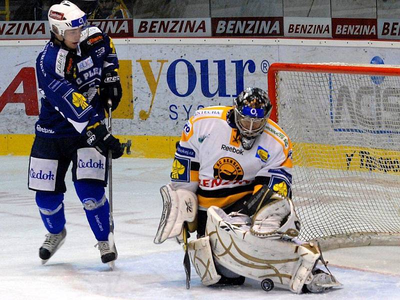 25. kolo 02 Extraligy ledního hokeje: HC Benzina Litvínov - HC Plzeň 1929