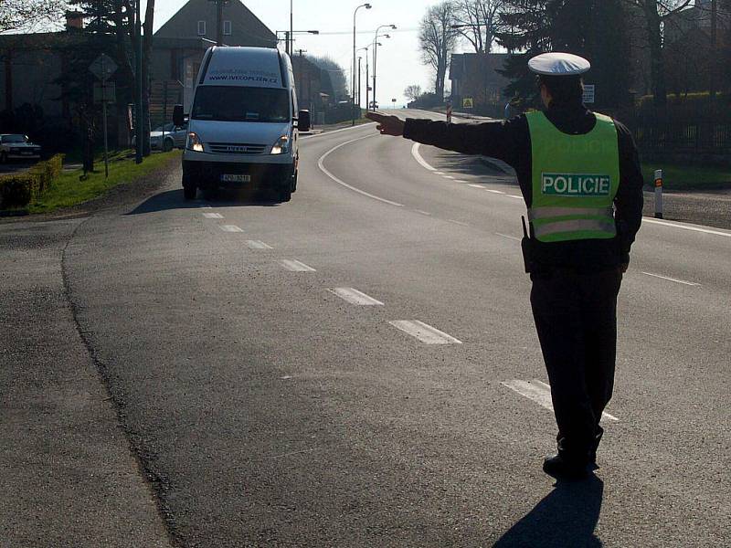 Dopravně bezpečnostní akce v Krásném Údolí na Karlovarsku