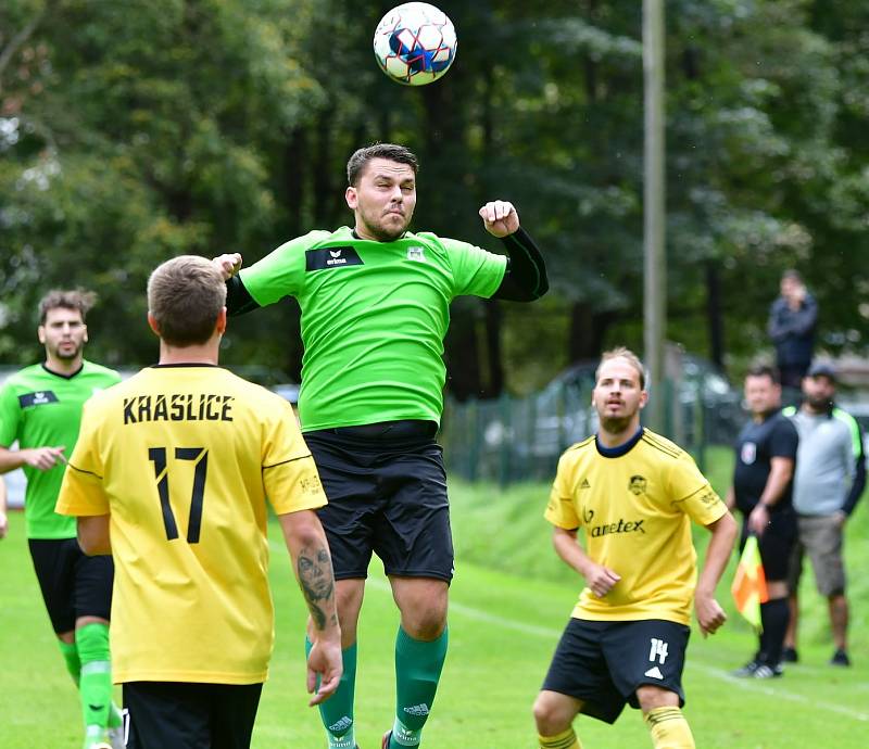 Fotbalisté Kraslic uspěli v souboji s Merklínem, když slavili výhru 6:2.