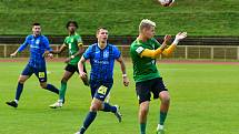 Fotbalisté Sokolova museli skousnout porážku 0:1 od Domažlic, kterou Chodům zařídil parádní trefou Jan zajíček.