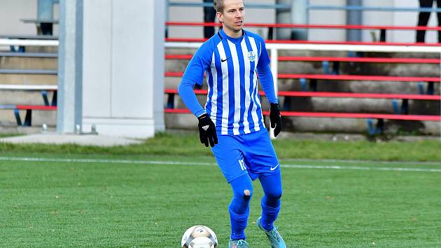 Vojta Machek, kapitán FK Ostrov. 