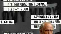 Americký režisér a herec John Malkovich na Mezinárodním filmovém festivalu v Karlových Varech.