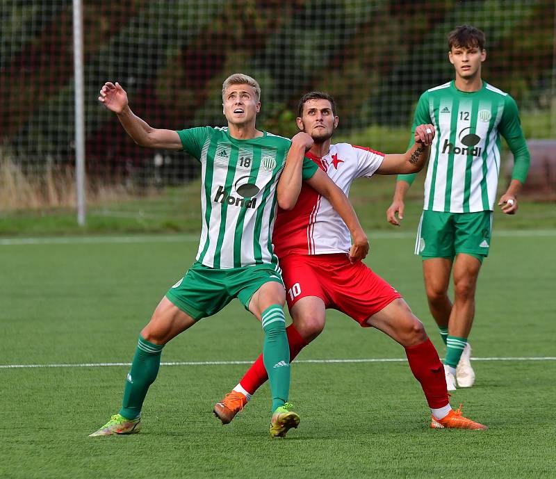 Slavia přišla o domácí neporazitelnost, nestačila na Hostouň.