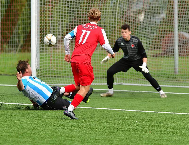 Mladíci Slavie dotáhli obrat do vítězného konce, porazili Novou Roli 5:2.