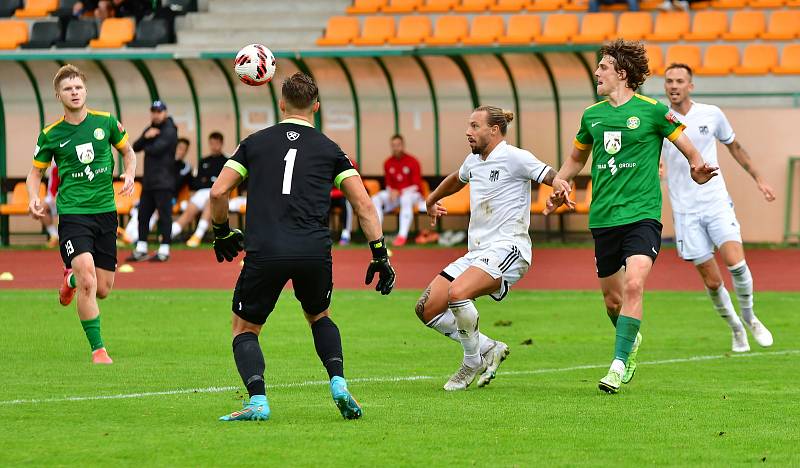 Pavel Hrabačka, gólman FK Baník Sokolov.