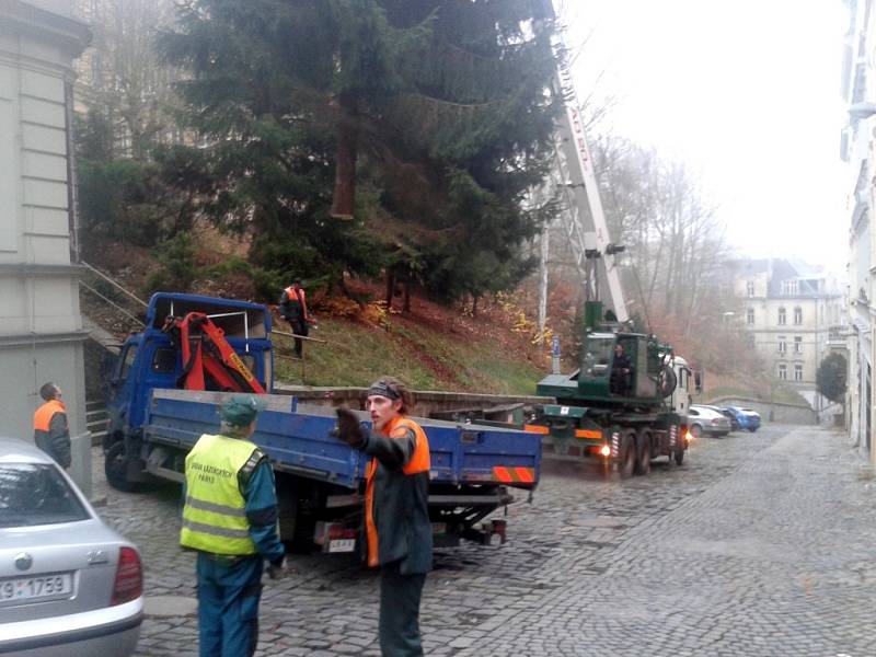 Z Moravské před hlavní poštu za necelou hodinku a půl. Taková byla cesta smrku lázněmi