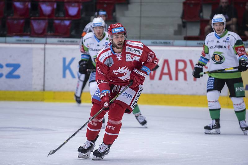 Utkání 3. kola Tipsport extraligy HC Energie Karlovy Vary - HC Oceláři Třinec