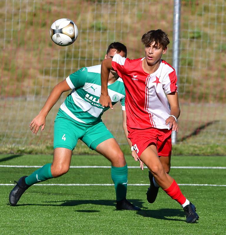 Fotbalisté karlovarské Slavie porazili v prvním kole Fortuna ČFL A rezervu Bohemians 2:0.