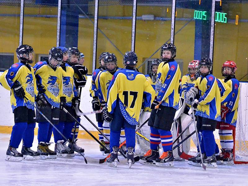 Ve své velké premiéře si mladší žáci v dresu HC Rebel město Nejdek připsali na svůj účet porážku 2:14 s týmem Eisadler Dortmund.