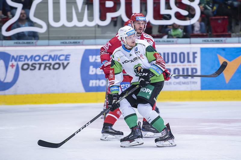 Utkání 3. kola Tipsport extraligy HC Energie Karlovy Vary - HC Oceláři Třinec