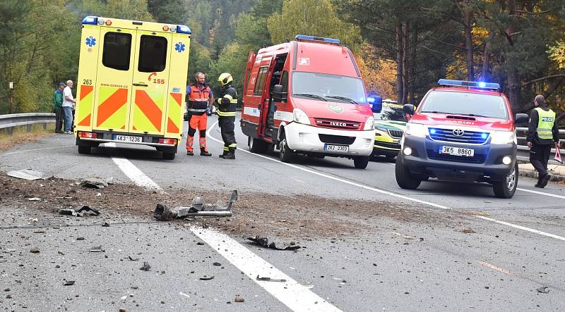 Uzavírka u Kfel na Bečovsku.