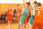 Zápas basketbalistů karlovarské Thermie s Kondory Liberec.