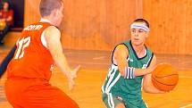 Zápas basketbalistů karlovarské Thermie s Kondory Liberec.