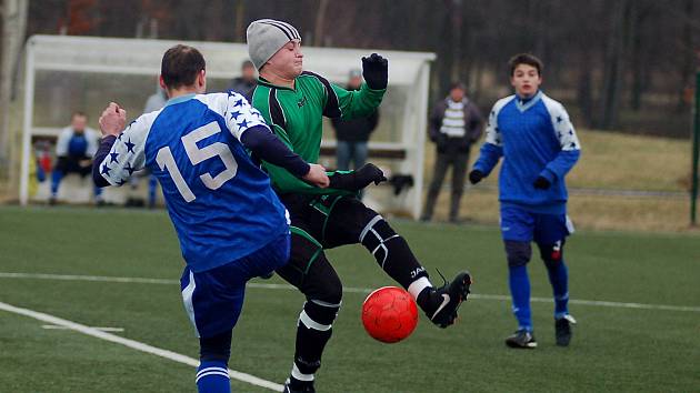 Sedlec (v zeleném) remizoval s Perštejnem 1:1. 