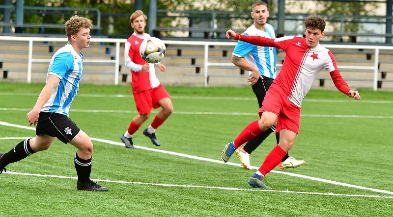 Mladíci Slavie dotáhli obrat do vítězného konce, porazili Novou Roli 5:2.