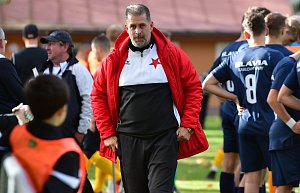 Martin Bulíček, trenér FC Slavia Karlovy Vary.