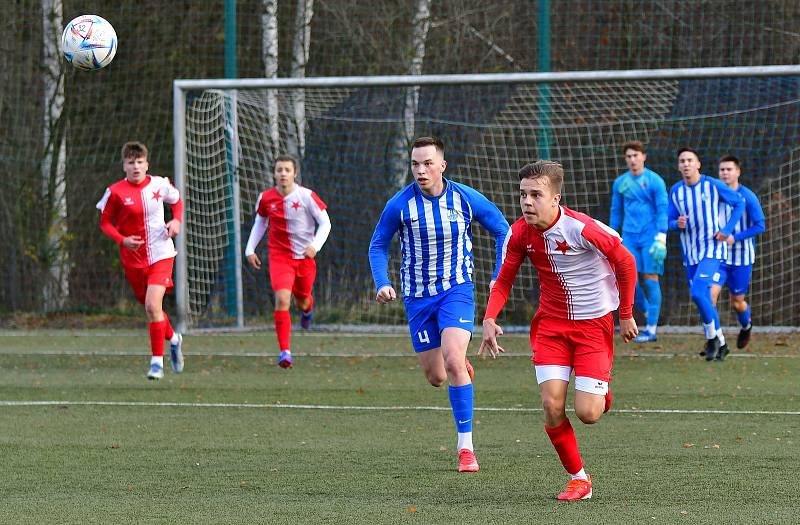 Ostrov udělal vítěznou tečku, porazil mladíky Slavie, slavil výhru 5:2.