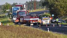 Tragická dopravní nehoda u Dolního Žandova (čtvrtek 1. září 2011)