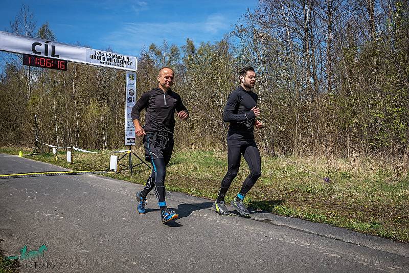 Obrazem 1/4 a 1/2maraton Okolo Meluzínky.