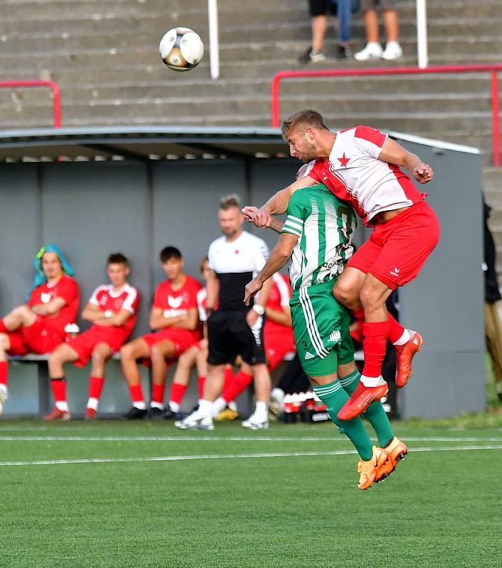 Slavia přišla o domácí neporazitelnost, nestačila na Hostouň.