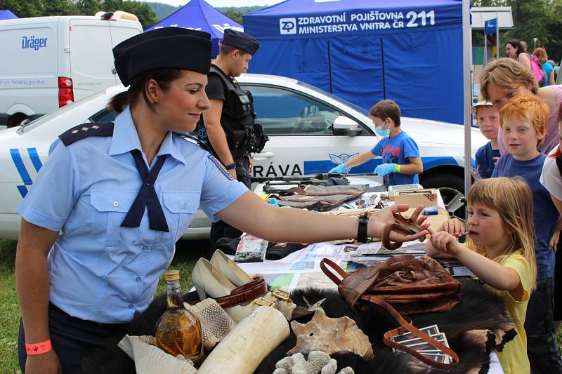 Den záchranářů Karlovarského kraje na Rolavě v Karlových Varech.