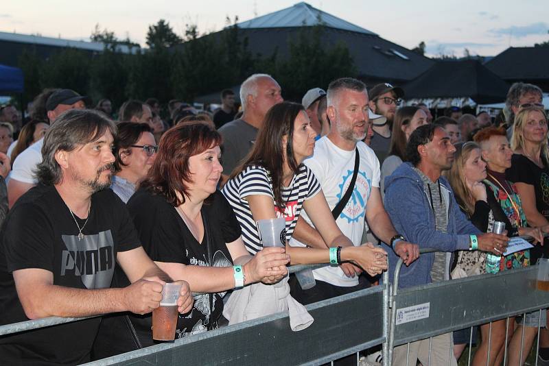 Kapela Wohnout, která koncertovala už podruhé na festivalu Rock In Roll...