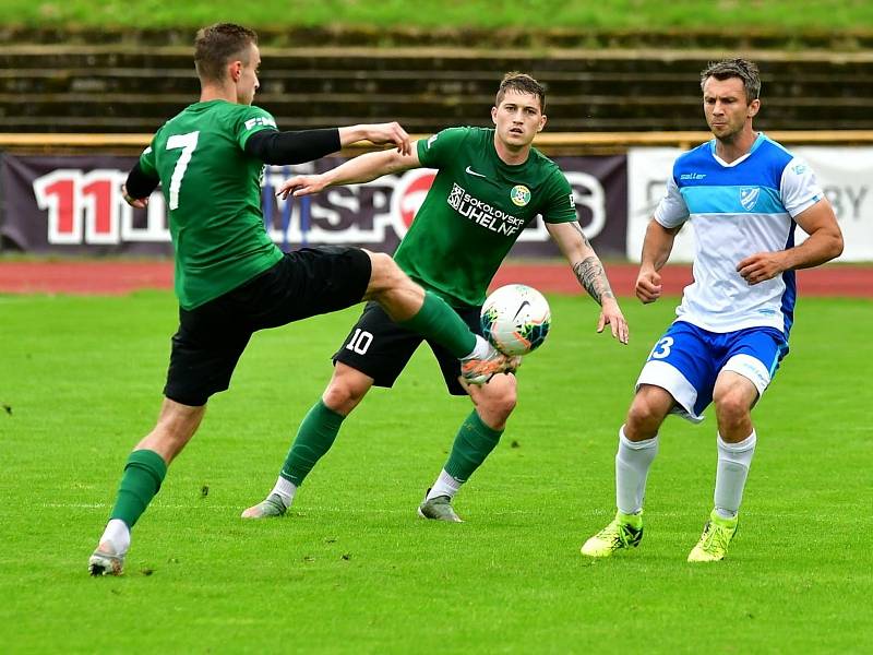 Třetiligový Baník Sokolov nestačil o víkendu na divizní chebskou Hvězdu, které podlehl 1:2.