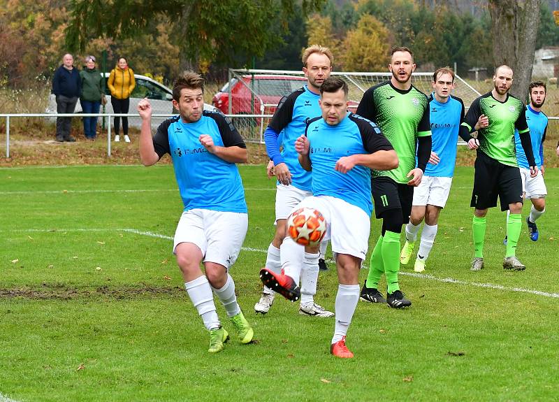 Milan Havel patřil v podzimní části k postrachům soupeřů. Na své konto si připsal v krajském přeboru 11 branek.