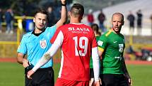 Ve šlágr Fortuna ČFL remizoval Baník Sokolov v krajském derby s karlovarskou Slavií 1:1.