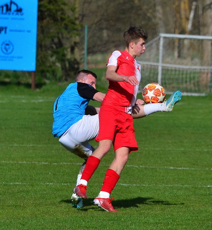 Hroznětín uhrál doma dělbu bodů s béčkem Slavie.