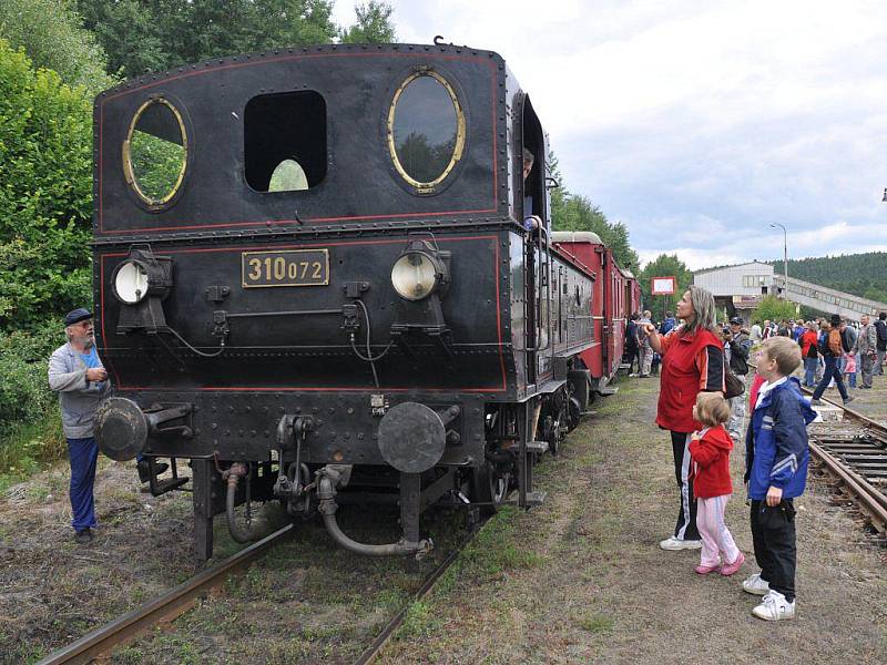 Parní lokomotiva 310.072 Kafemlejnek v Sadově