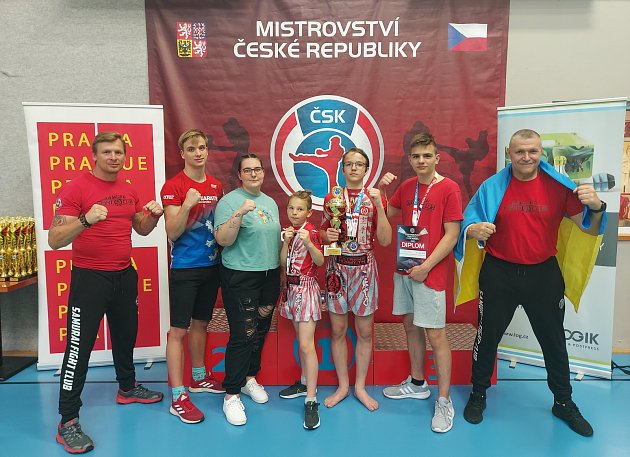 Samurajové uspěli nejen na Czech Open WKS, ale i na mistrovství republiky ČSK v kickboxu.