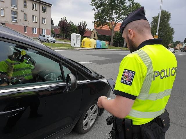 Policisté v Karlovarském kraji kontrolovali dodržování rychlosti při akci s názvem Speed Marathon.