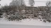 Bohatá sněhová nadílka potěšila obyvatele Lubů u Chebu.