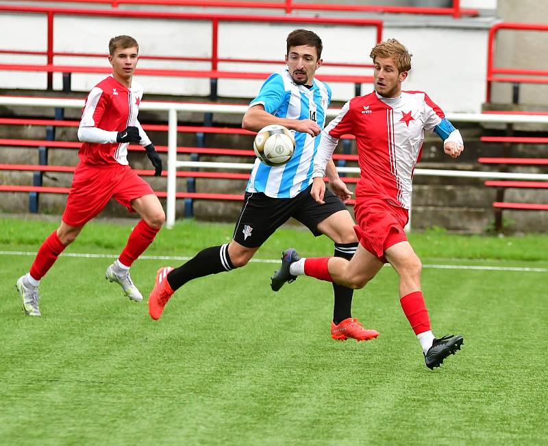 Mladíci Slavie dotáhli obrat do vítězného konce, porazili Novou Roli 5:2.