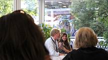 Talk show Libora Boučka na Mezinárodním filmovém festivalu Karlovy Vary.