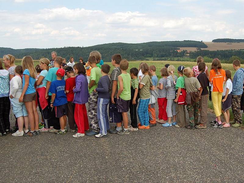 Letní dětský tábor v Manětíně.