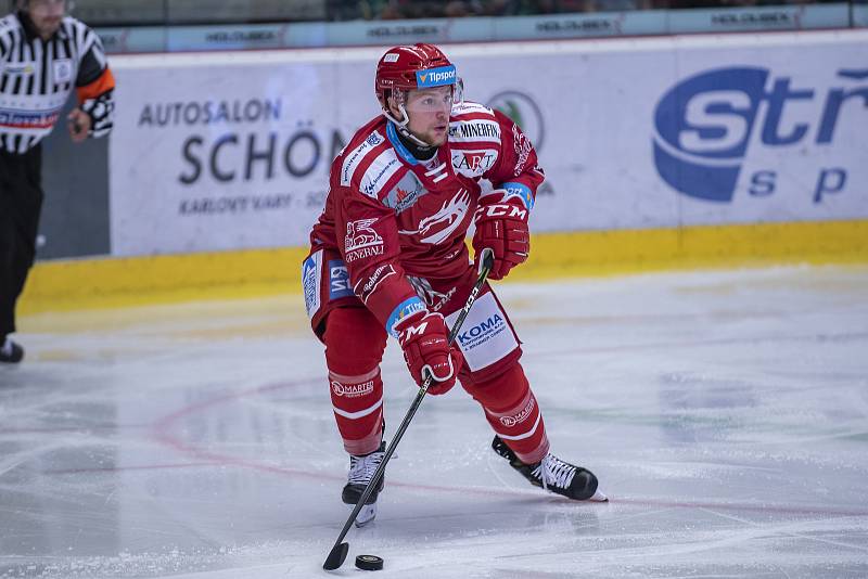 Utkání 3. kola Tipsport extraligy HC Energie Karlovy Vary - HC Oceláři Třinec