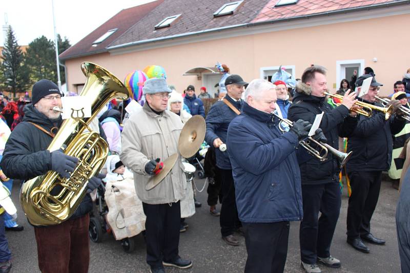 Masopustní veselí v Hroznětíně.