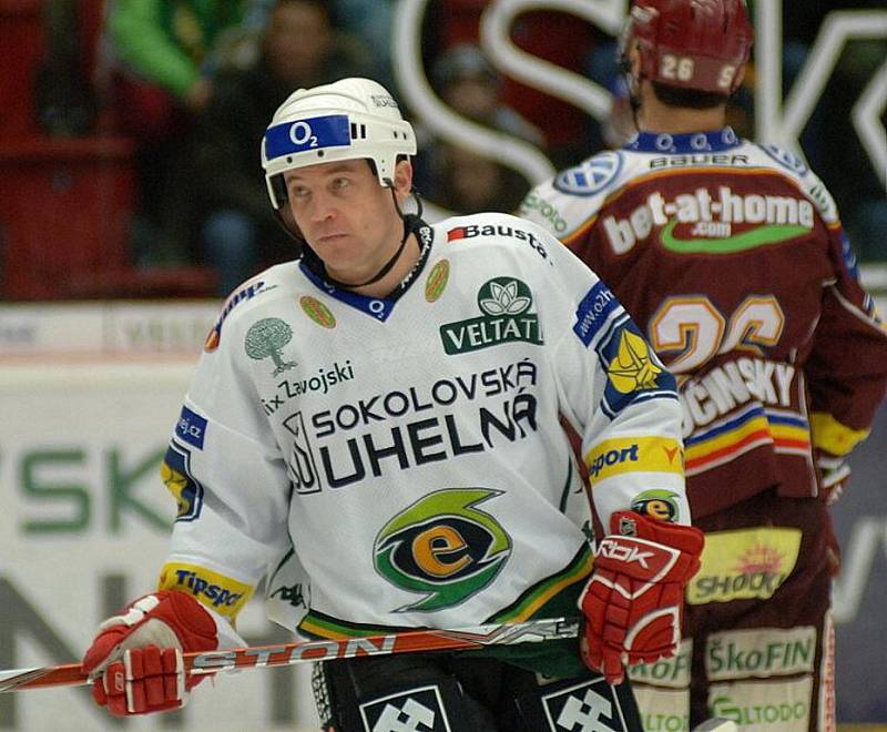 Zápas 47. kola hokejové extraligy, Energie – Sparta.