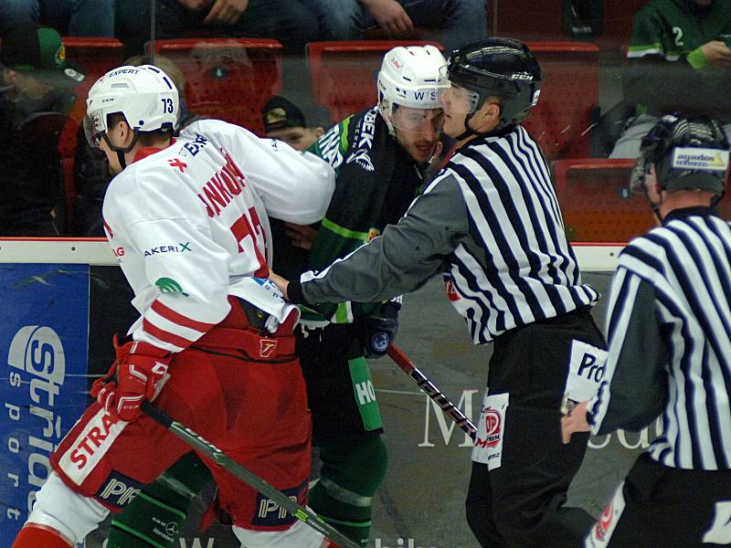 HC Energie v zeleném hostila podruhé Slavii Praha.