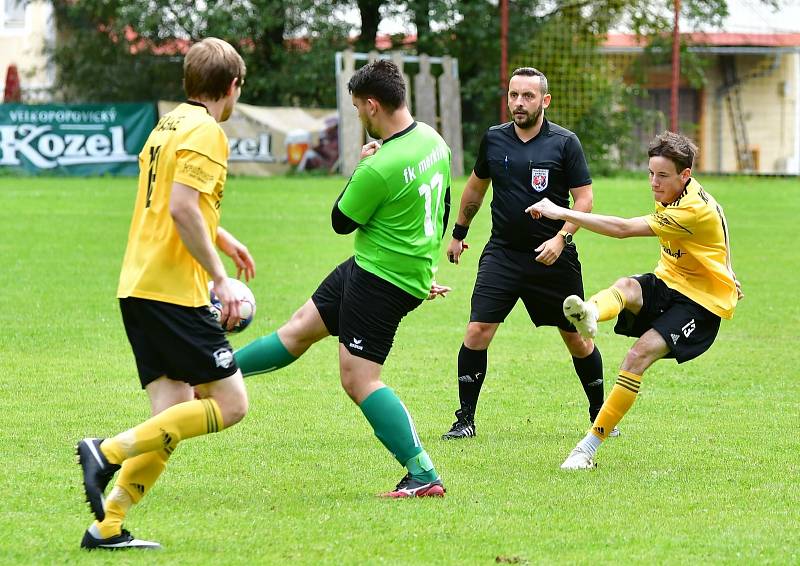 Fotbalisté Kraslic uspěli v souboji s Merklínem, když slavili výhru 6:2.