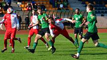 Ve šlágr Fortuna ČFL remizoval Baník Sokolov v krajském derby s karlovarskou Slavií 1:1.