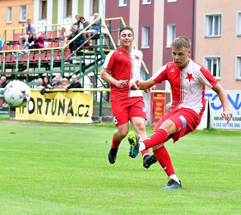 Karlovarská Slavia v generálce porazila Viktorii Plzeň U19 1:0.