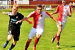 Fotbalisté varské Slavie remizovali v domácím prostředí s Plzní U19 (v černém) 2:2.