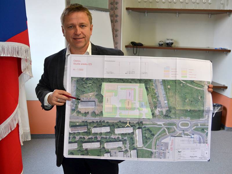 Starosta Pavel Čekan představil projekt areálu IZS